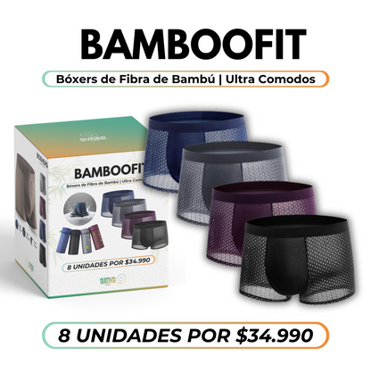 Calzoncillos de Fibra de Bambú | BambooFit- [🔥8 BÓXERS POR EL PRECIO DE 4 🔥]