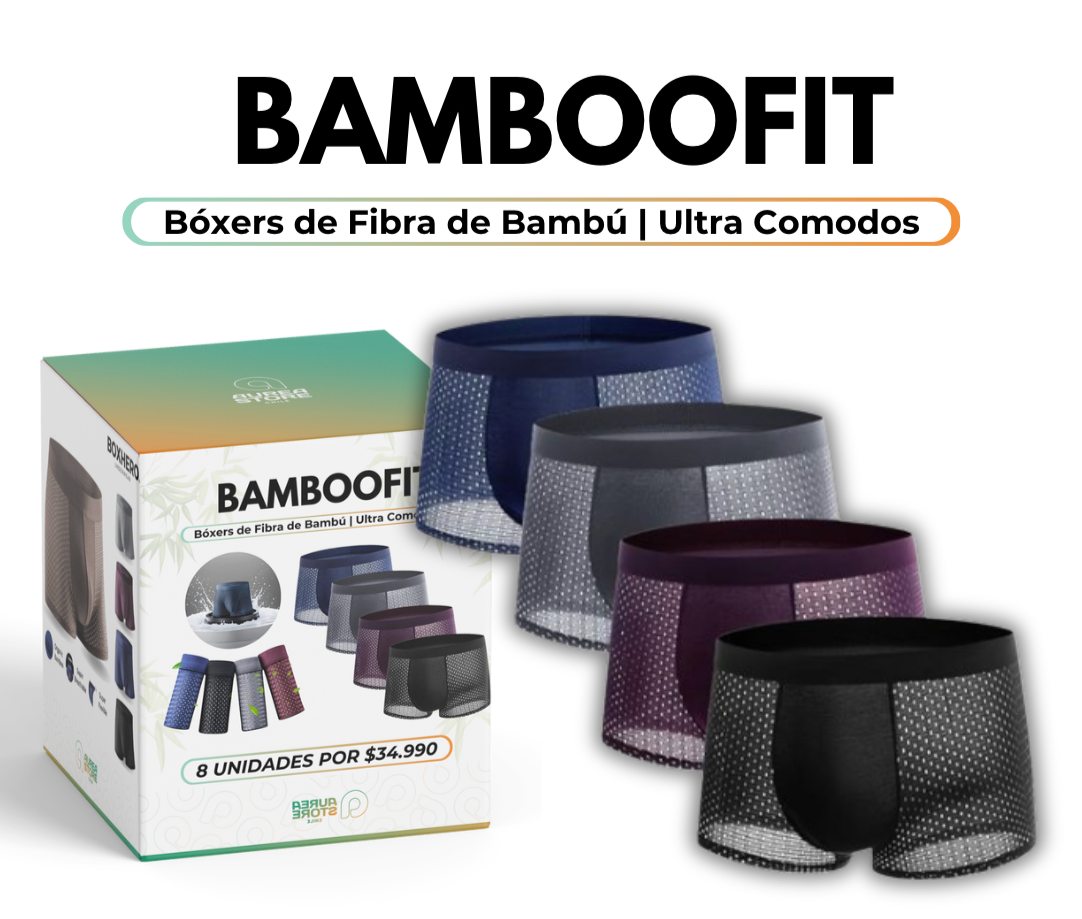 Calzoncillos de Fibra de Bambú | BambooFit- [🔥8 BÓXERS POR EL PRECIO DE 4 🔥]