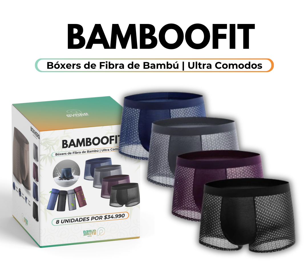 Calzoncillos de Fibra de Bambú | BambooFit- [🔥8 BÓXERS POR EL PRECIO DE 4 🔥]