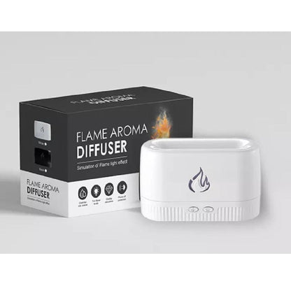 Humidificador Difusor De Aromas Ambientador De Llama Led + Esencia